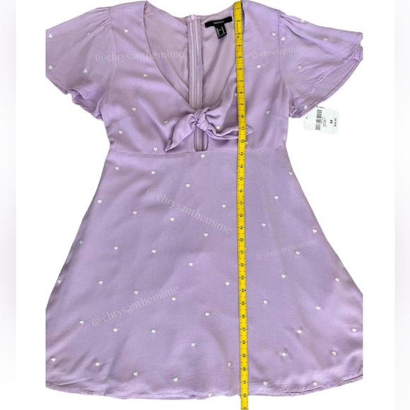 NWT • Lilac Front Tie Dress - Picture 13 of 14